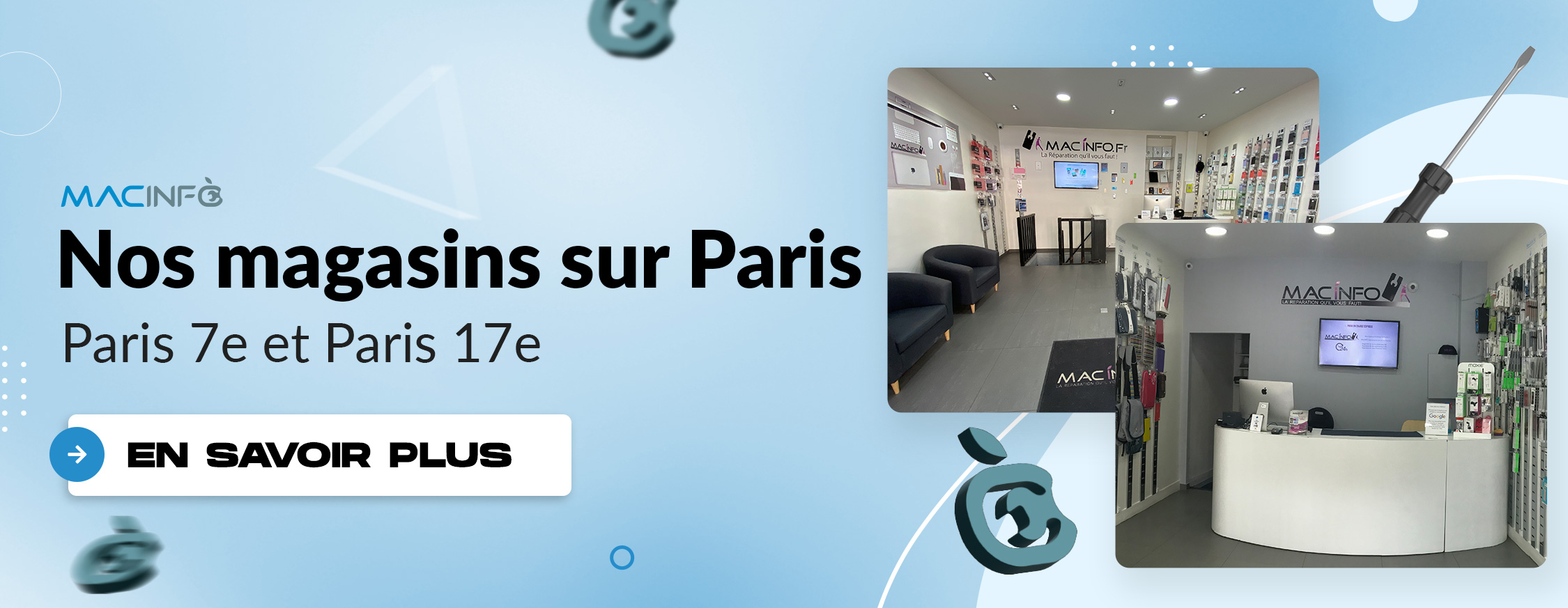 Magasins Réparation Apple Paris